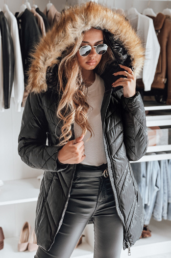 Ženska zimska jakna SOLARIS Barva Črna DSTREET TY4007