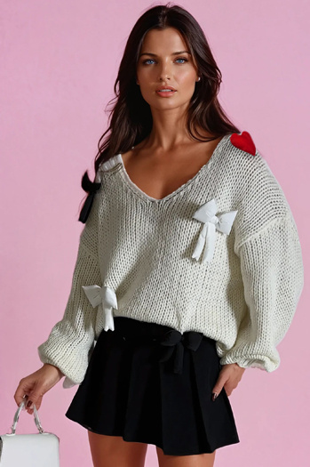 Ženski pulover PUREBOW ecru Dstreet MY2362