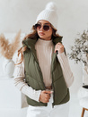 Ženski prešiti telovnik LIKEHUGS green Dstreet TY4977