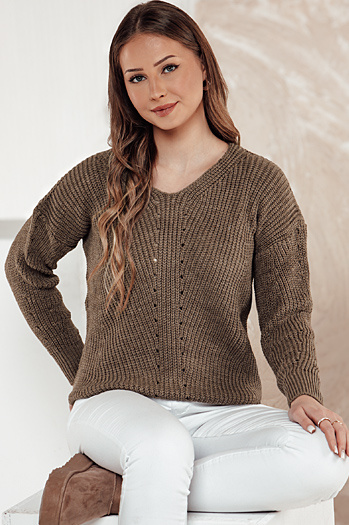 Ženski pulover MONAVIA beige Dstreet MY2405