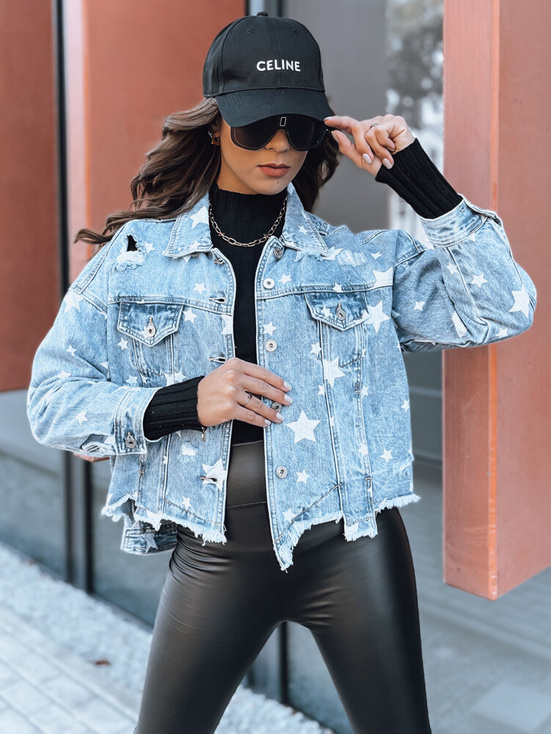 Ženska jeans jakna DOLLA Barva Modra DSTREET TY2634