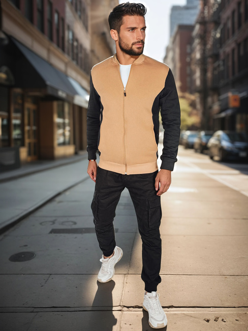 Moška jopa z zadrgo in pokončnim ovratnikom Dstreet BX5903