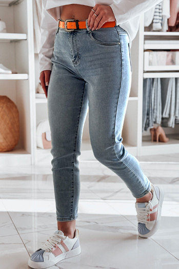 Ženske hlače iz džinsa ozkega kroja FITONIC blue Dstreet UY2450