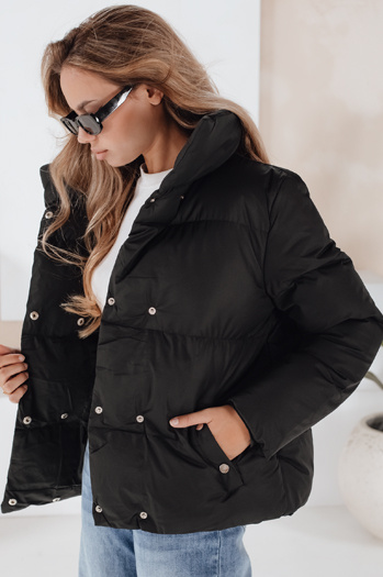 Ženska prešita zimska bunda LARO black Dstreet TY1994