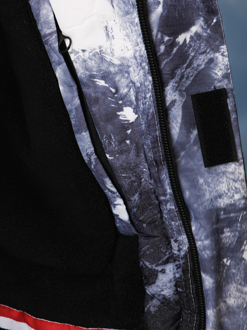 Moška zimska smučarska jakna mornarsko modra Dstreet TX5125