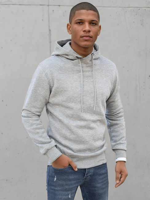 Moška jopa s kapuco Barva Svetlosiva DSTREET BX5428