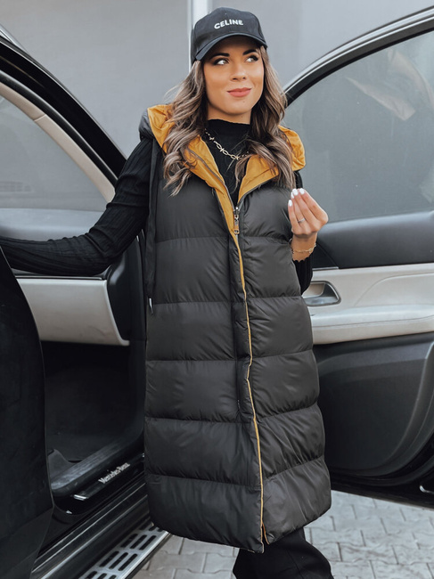 Ženski telovnik s kapuco NEEKO Barva Črna DSTREET TY4042