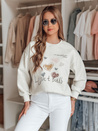 Ženska bluza prevelike velikosti s srčki PINKNOTE siva Dstreet BY1501_1