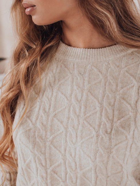 Ženski pulover BRAVINA beige Dstreet MY2529