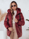 Ženska zimska jakna SALVONA rdeča prešita Dstreet TY5005