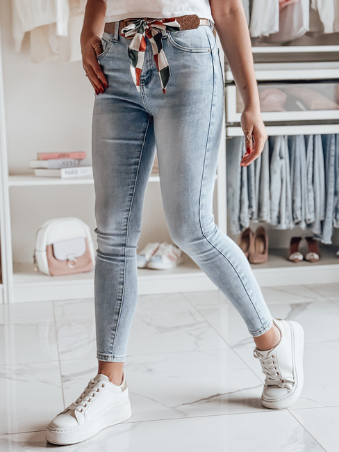 Ženske hlače iz džinsa MISSBELT blue Dstreet UY2707