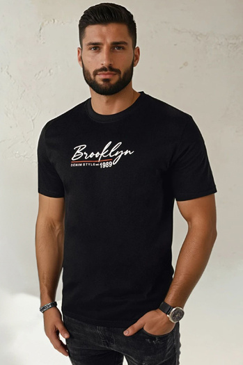 Moška majica s potiskom Barva Črna DSTREET RX5403