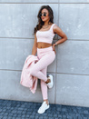 Ženski komplet roza trenirke 3 v 1 Blagovna znamka vašega sloga Dstreet AY0939