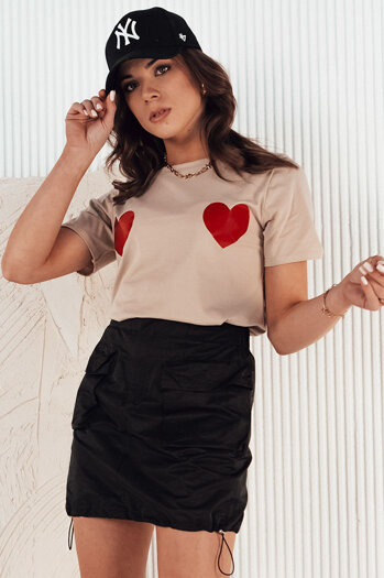 Ženska majica PALIS beige Dstreet RY2431