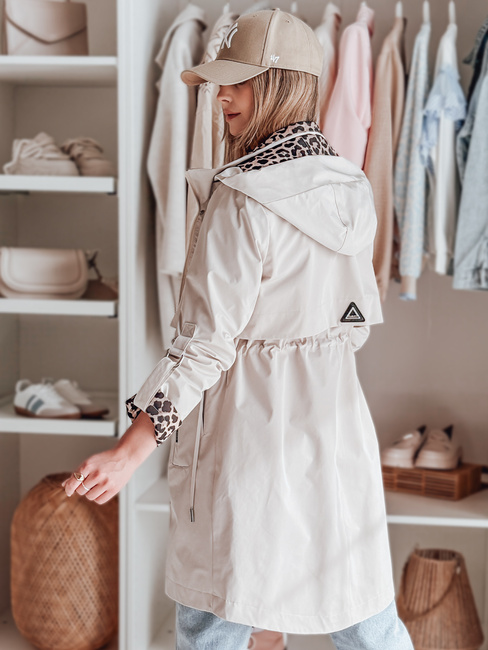 Ženska prehodna jakna parka FERISSA beige Dstreet TY4872