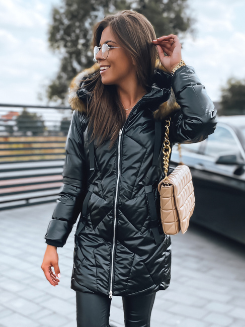 Ženske zimske jakne plašč ROYAL black Dstreet TY2948