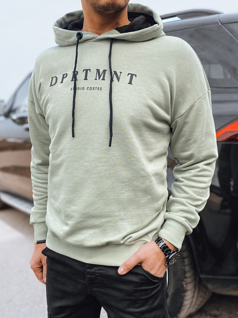 Moška jopa s potiskom Barva olivno DSTREET BX5678