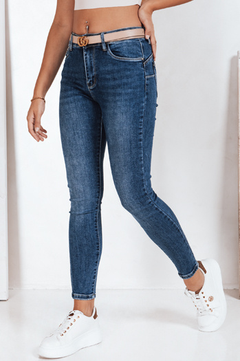 Ženske jeans hlače SLIMZOME blue Dstreet UY2196