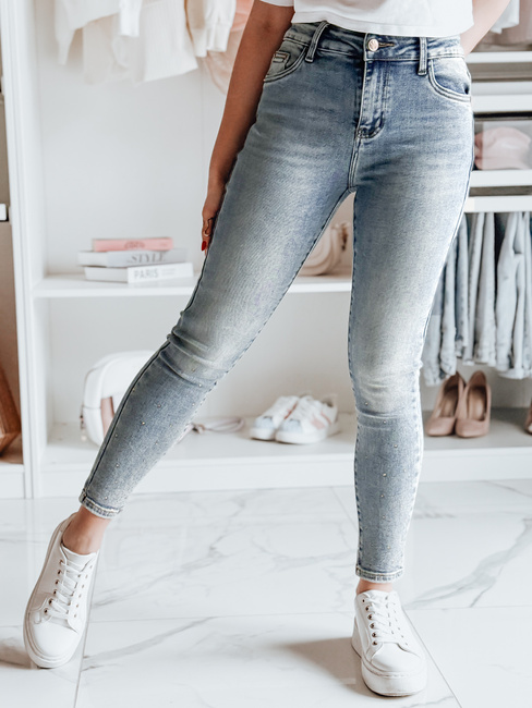 Ženske jeans hlače PEARLYME blue Dstreet UY2710