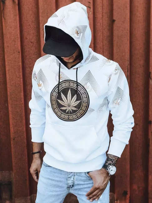 Moška jopa s potiskom Barva Bela DSTREET BX5315