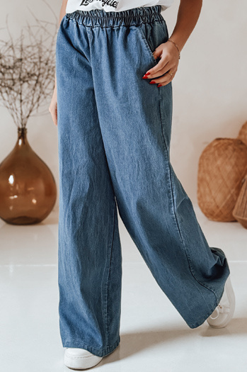 Ženske jeans hlače DENIMJOY navy blue Dstreet UY2718