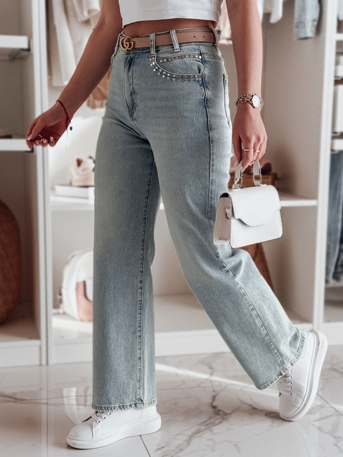 Ženske jeans hlače MODNEVIS blue Dstreet UY2498