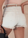 Ženske kratke hlače iz džinsa POPGLAM light beige Dstreet SY0384