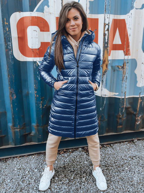 Ženska prešita zimska bunda LESSI blue Dstreet TY5517