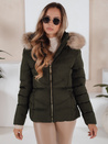 Ženska zimska jakna prešita zelena Dstreet TY5133