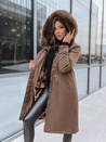 Ženska zimska jakna parka LUSTER coffee Dstreet TY3956