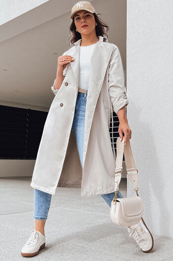 Ženske dolge superge BINCIA light grey Dstreet TY4338