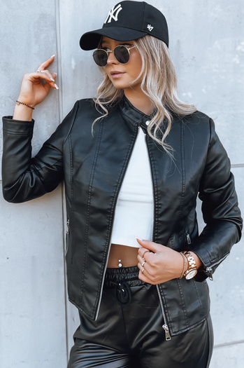 Ženska ramones jakna TRENDY FUSION Barva Črna DSTREET TY3896