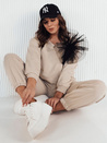 Ženske majice FILAN beige crew neck Dstreet BY1259