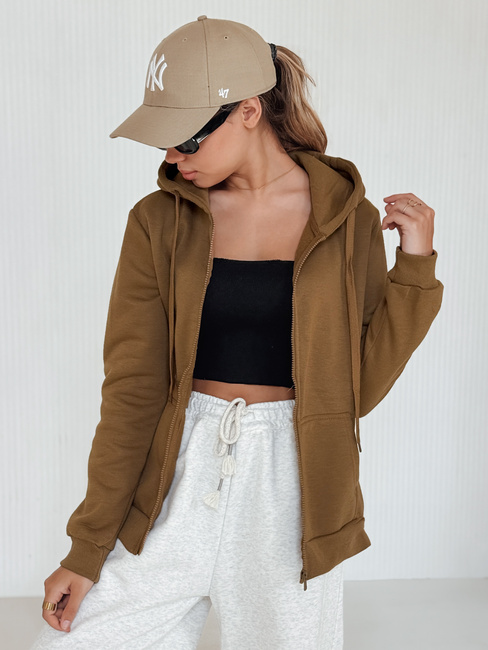 Ženska jopica VICTORIA rjave barve BY1392