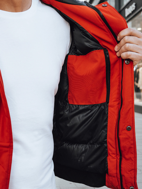 Moška zimska jakna Barva rdeča DSTREET TX2875