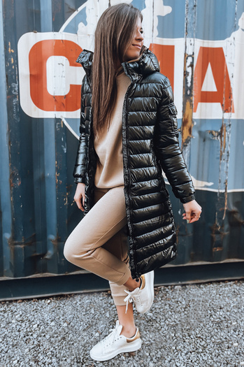 Ženski dolgi plašč LESSI Barva Črna DSTREET TY3353