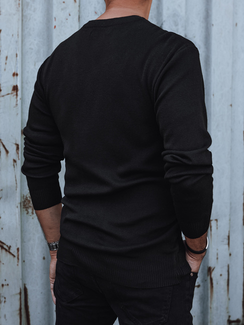 Moški črni pulover Dstreet WX2209