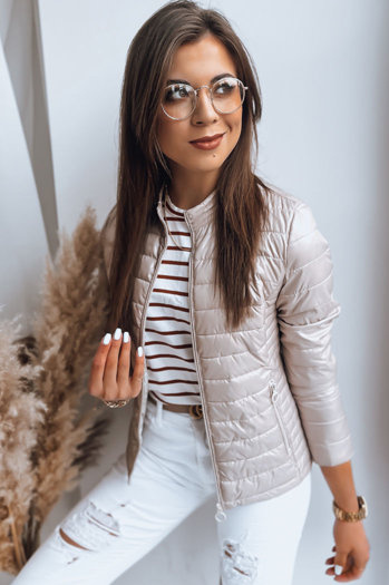 Ženska prešita jakna FRITARA Barva Bež DSTREET TY3593