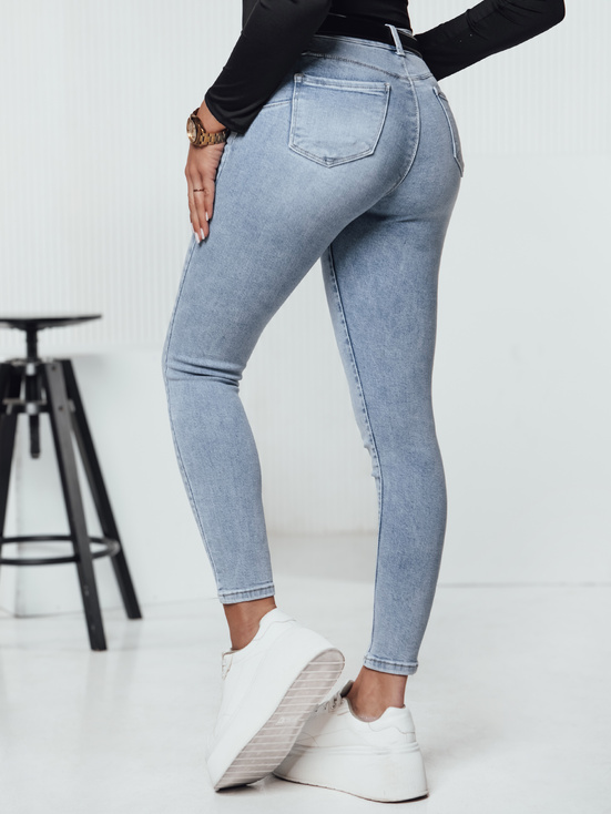 Ženske jeans hlače FITTYCHIC push up blue Dstreet UY2315