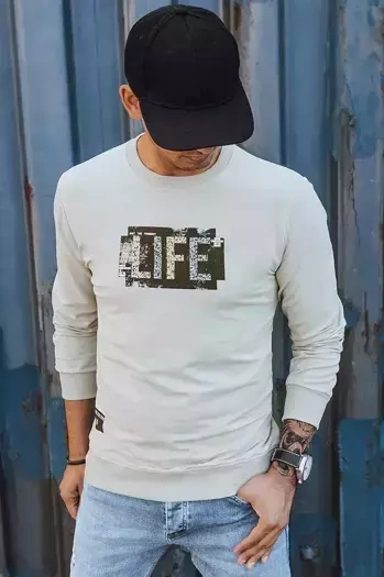 Moška jopa s potiskom Barva Bež DSTREET BX5361