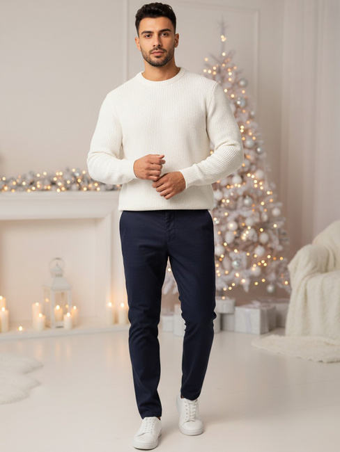 Moške mornarsko modre hlače Dstreet UX4411z