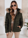 Ženska zimska jakna prešita zelena Dstreet TY5133