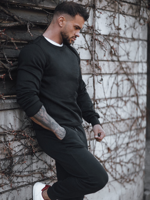 Moške komplet trenirke Barva Črna DSTREET AX0737