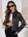 Ženska usnjena jakna ramones black Dstreet TY5205