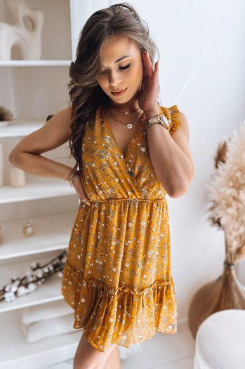 Poletna obleka RAFAELLA Barva Oranžna DSTREET EY2326