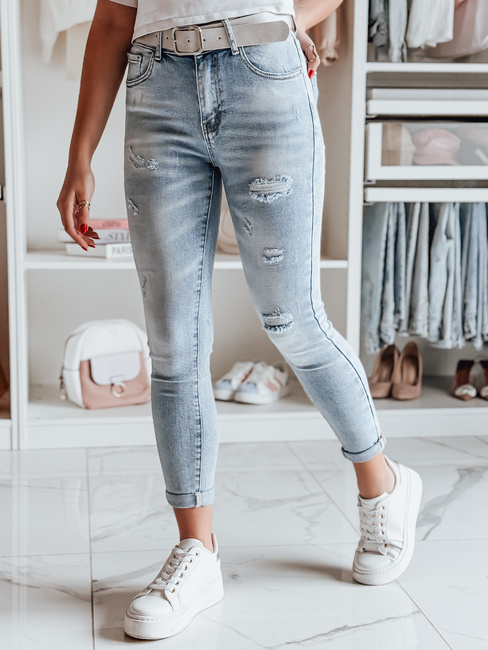 Ženske jeans hlače FASHIONIX blue Dstreet UY2708