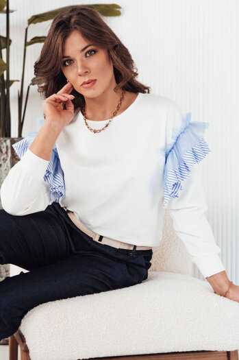 Ženska jopa brez kapuce FALGIT Barva Ecru DSTREET BY1264