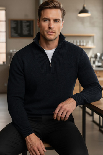 Moški puli s stojalom, izoliran mornarsko modra Dstreet WX2352