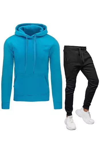 Moške komplet trenirke Barva Modra-Črna DSTREET AX0651z