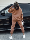 Ženski komplet trenirke ARIELLA PREMIUM mocha Dstreet AY1097